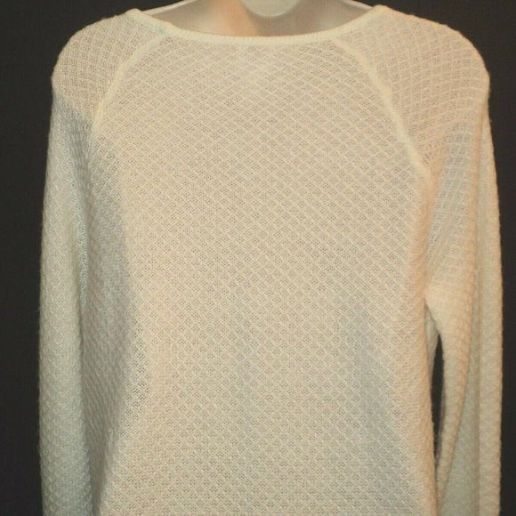 Chico's Sweater Pullover Size 1 (M) Cream, Beaded - Picture 5 of 7